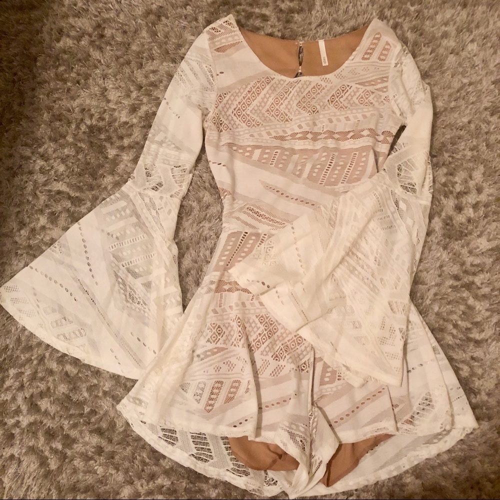 Open back Romper